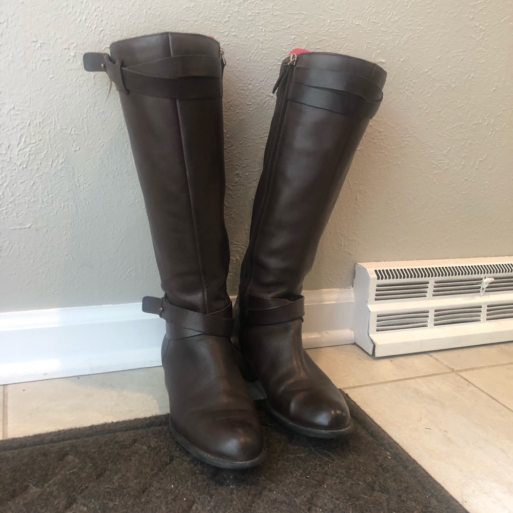 Franco Sarto Brown Leather Boots - 7M